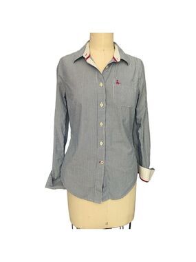 Jack Wills Blue Striped Button Down Shirt Sz 6 – Preppy Style